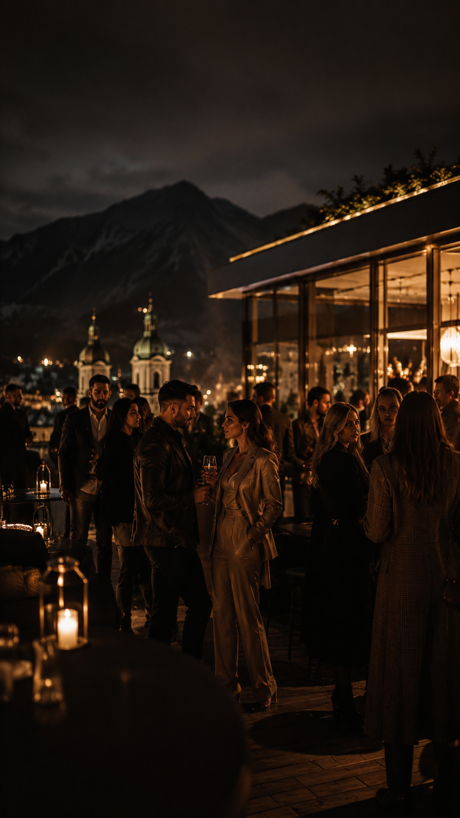 HOTMESS Community auf einer Rooftop-Location in Innsbruck